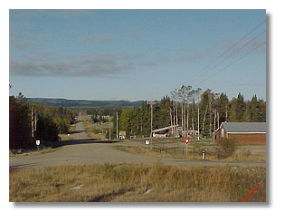 Downtown Bearberry with Community Hall and Saloon